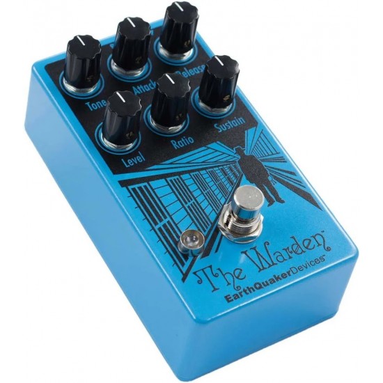 PEDAL EARTHQUAKER DEVICES WARDEN V2 OPTICAL COMPRESSOR PEDAL EARTHQUAKER DEVICES WARDEN V2 OPTICAL COMPRESSOR
