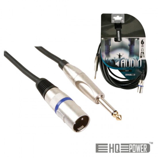 CABO HQ POWER XLR 3P MACHO/JACK 6.35 MACHO 3M MN CABO HQ POWER XLR 3P MACHO/JACK 6.35 MACHO 3M MN