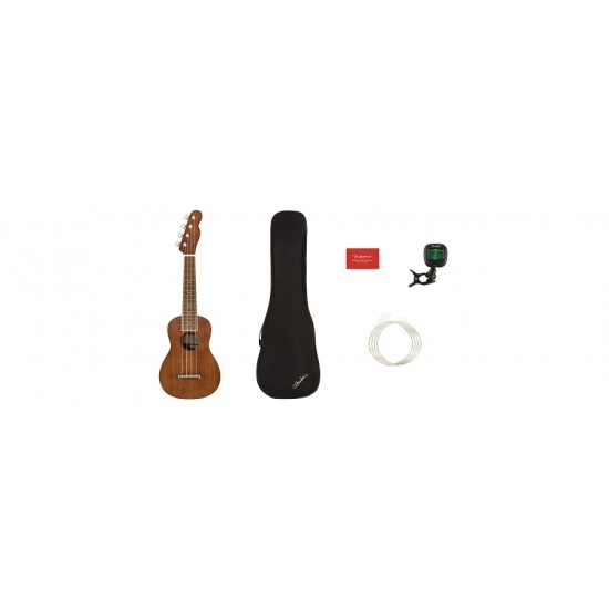 PACK FENDER SEASIDE NAT SOPRANO UKULELE