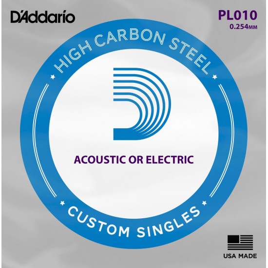 CORDAS GUITARRA ELÉTRICA D'ADDARIO PL010