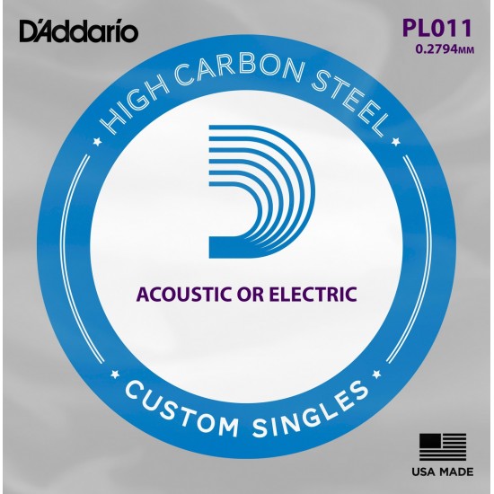 CORDAS GUITARRA ELÉTRICA D'ADDARIO PL011