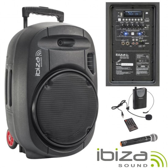 SISTEMA PORTATIL IBIZASOUND PORT12UHF-MKII SISTEMA PORTATIL IBIZASOUND PORT12UHF-MKII