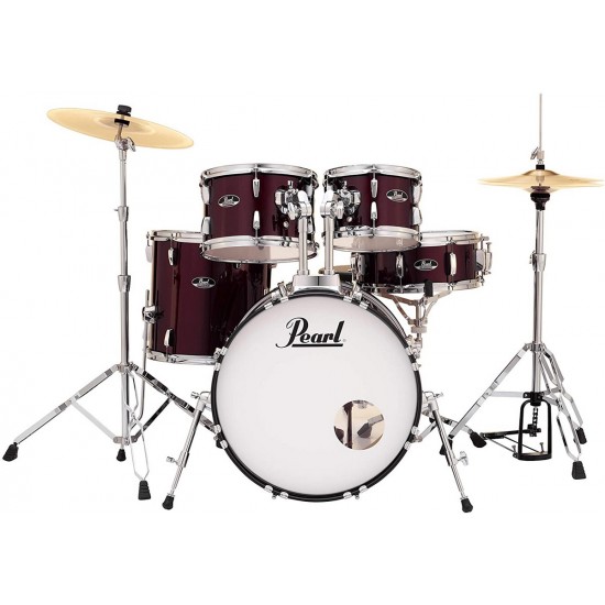 BATERIA ACÚSTICA PEARL ROADSHOW SET RS505C/C91 RED WINE