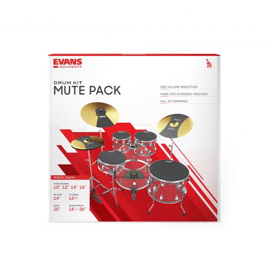 ROCK PACK (10", 12", 16") WITH A 14" SNARE E-MUTE