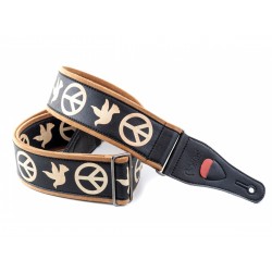 STRAP RIGHTON STANDARDD PLUS LEGEND PEACE & DOVES BLACK