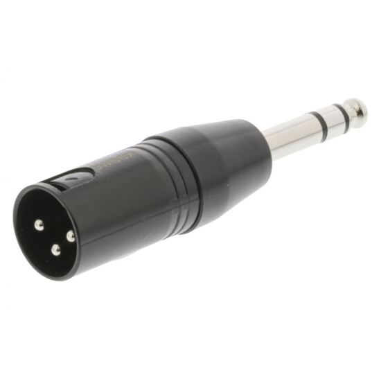 FICHA ADAPTADORA XLR 3P M / JACK 6.35MM M ST