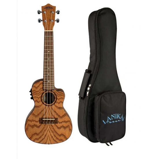 UKULELE LANIKAI OAK OA-CEC CONCERTO CW NATURAL C/SACO