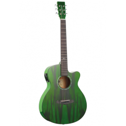 GUITARRA SEMI ACÚSTICA TANGLEWOOD AZURE TA4CE-GR