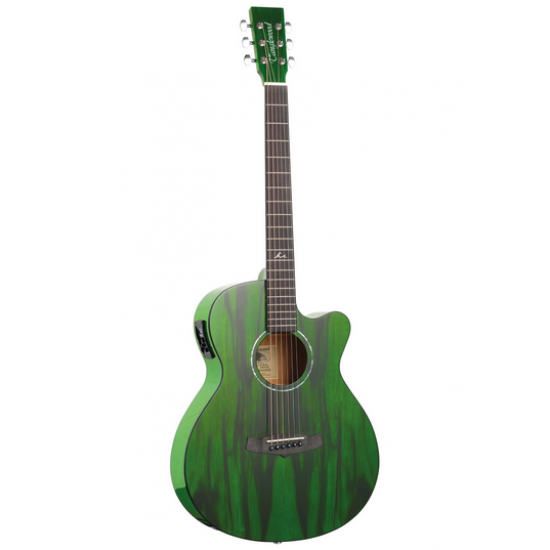 GUITARRA SEMI ACÚSTICA TANGLEWOOD AZURE TA4CE-GR GUITARRA SEMI ACÚSTICA TANGLEWOOD AZURE TA4CE-GR
