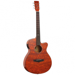 GUITARRA SEMI ACÚSTICA TANGLEWOOD AZURE TA4CE-HN