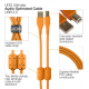 CABO UDG USB 2.0 A-B ORANGE 2M