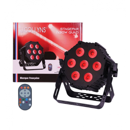 PROJECTOR STAGEPAR 7x30W QUAD