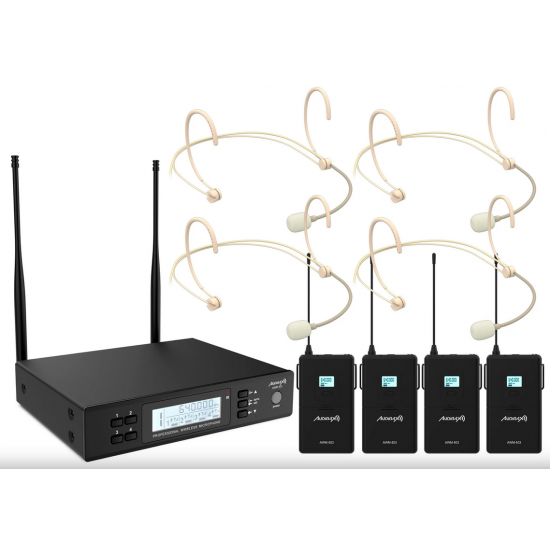 SISTEMA S/FIO AUDIBAX AWM 403 4X HEADSET