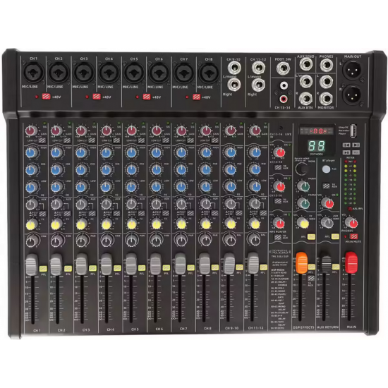 MESA MISTURA DEFINITIVE AUDIO TML 8 BU DSP