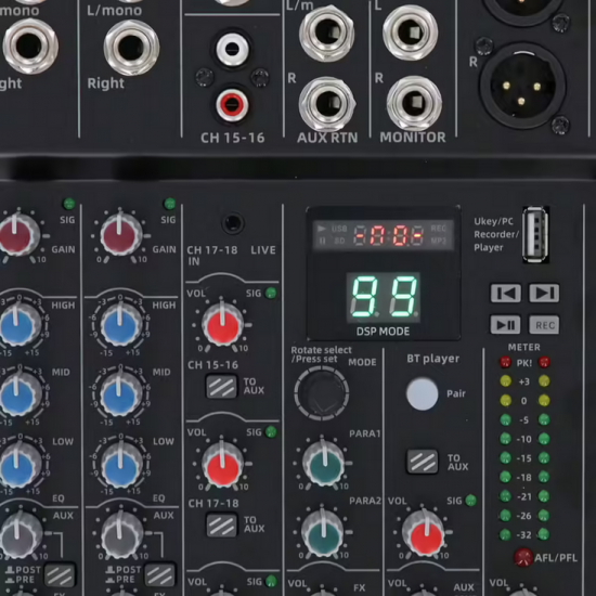 MESA MISTURA DEFINITIVE AUDIO TML 8 BU DSP