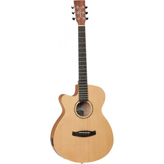 GUITARRA SEMI-ACÚSTICA TANGLEWOOD TWR2-SFCE-LH ESQUERDINO GUITARRA SEMI-ACÚSTICA TANGLEWOOD TWR2-SFCE-LH ESQUERDINO
