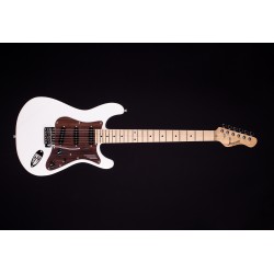 GUITARRA ELÉTRICA MAGNETO U-ONE SONNET STANDARD METALIC WHITE MAPLE FB WITH GIG BAG