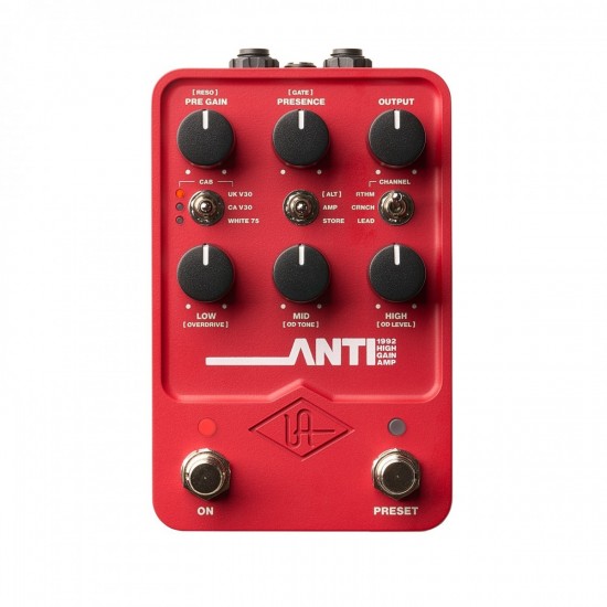 UNIVERSAL AUDIO UAFX ANTI 1992 HIGH GAIN AMP