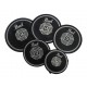 PEARL RUBBER DISK SET 12