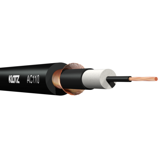 KLOTZ HIGHT-FID AUDIO CABLE BLK INST.0,22mm2 100M