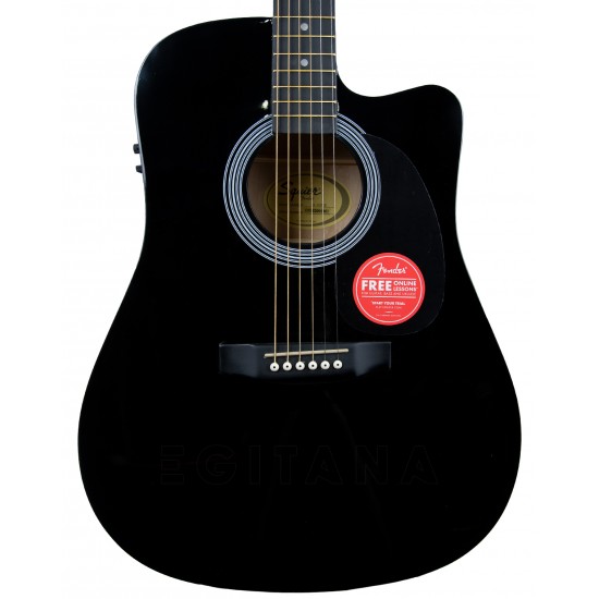 GUITARRA SEMI ACUSTICA FENDER SQUIER SA-105CE BK