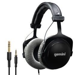 AUSCULTADORES GEMINI DJ DJX-1000 PRO PRETO