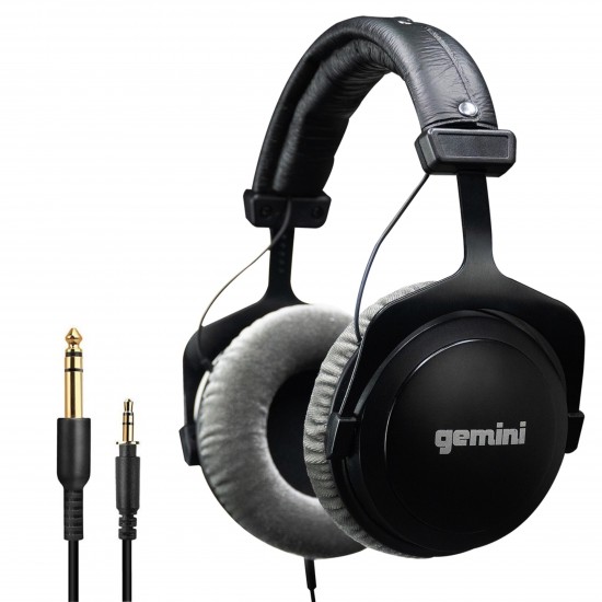 AUSCULTADORES GEMINI DJ DJX-1000 PRO PRETO AUSCULTADORES GEMINI DJ DJX-1000 PRO PRETO