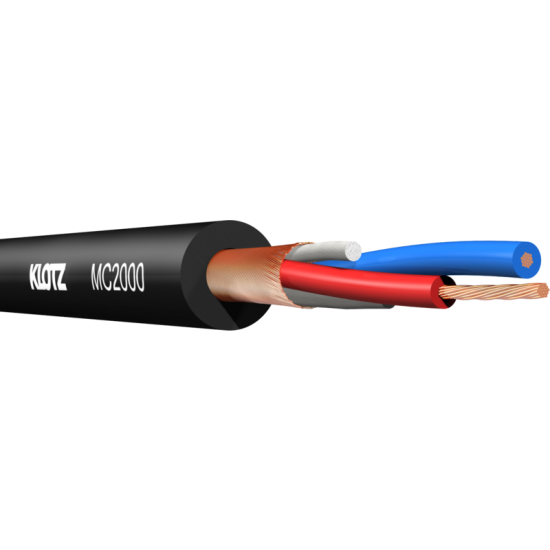 KLOTZ MICROPHONE CABLE PROF. BLUE 2X0,22MM2