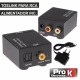 CONVERSOR ÁUDIO TOSLINK-RCA PROK