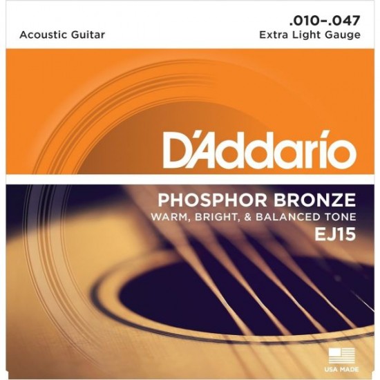 CORDAS D'ADDARIO EJ15